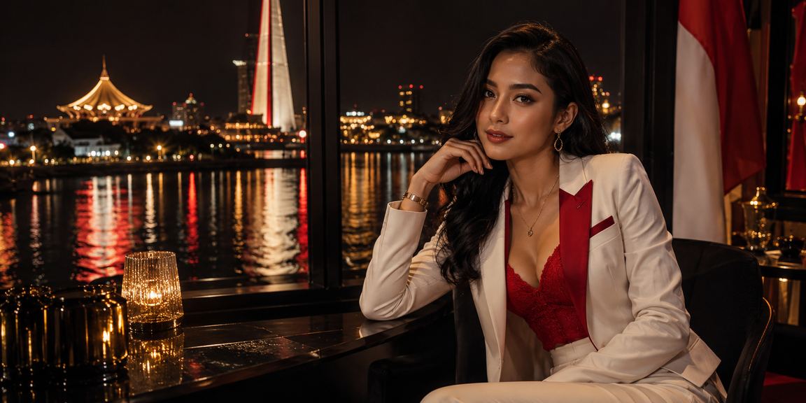 Seseorang menikmati hiburan casino sambil minum kopi dengan suasana santai dan terkendali